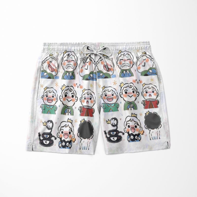 Ranking of Kings Bojji Emotional Self Embossed Swim Trunks