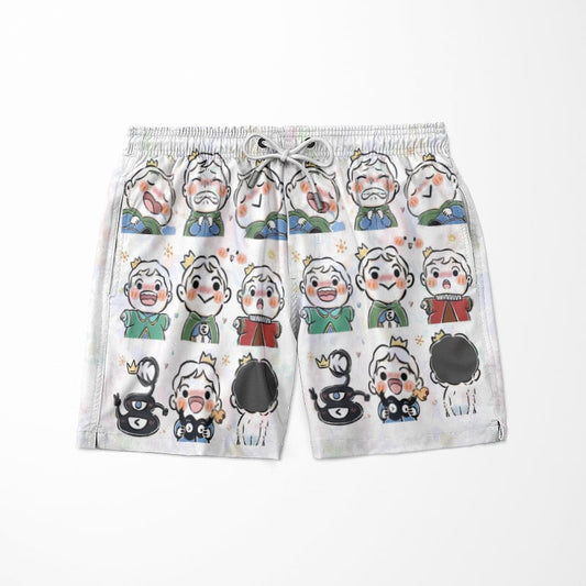 Ranking of Kings Bojji Emotional Self Embossed Swim Trunks