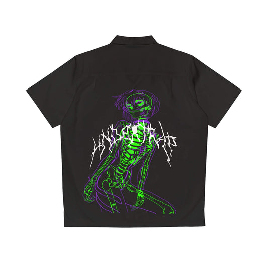 Rei Ayanami Neon Genesis Evengelion Skeleton Neon Genesis Hawaiian Shirt