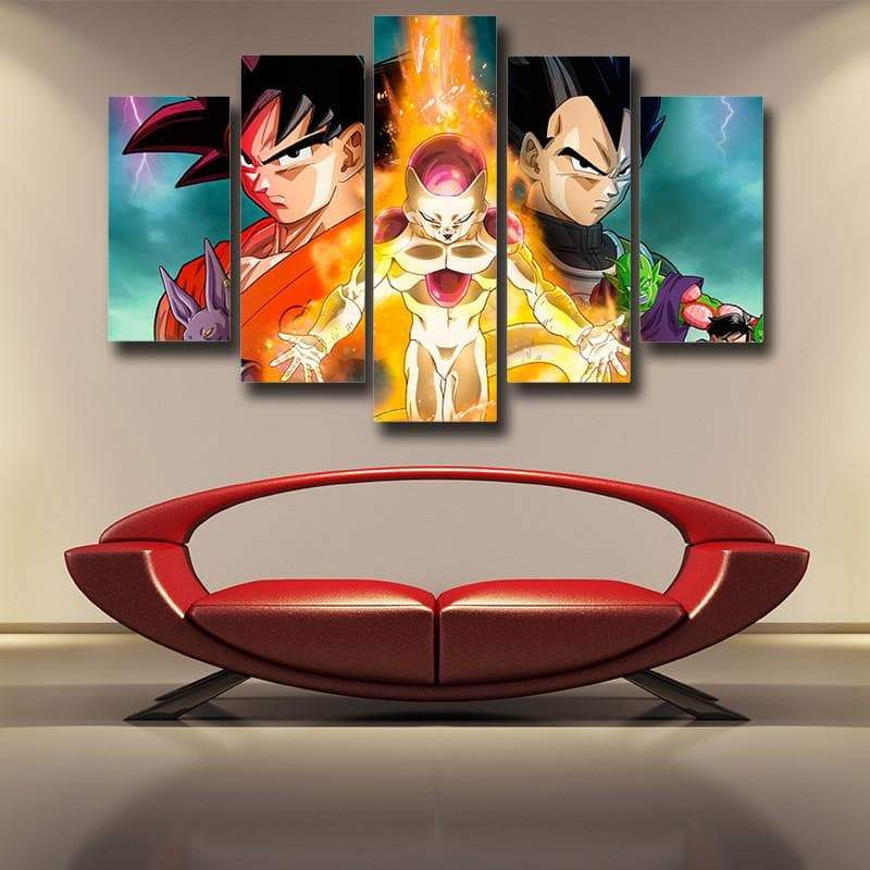 Resurrection Of Frieza 3D Printed Anime Canvas