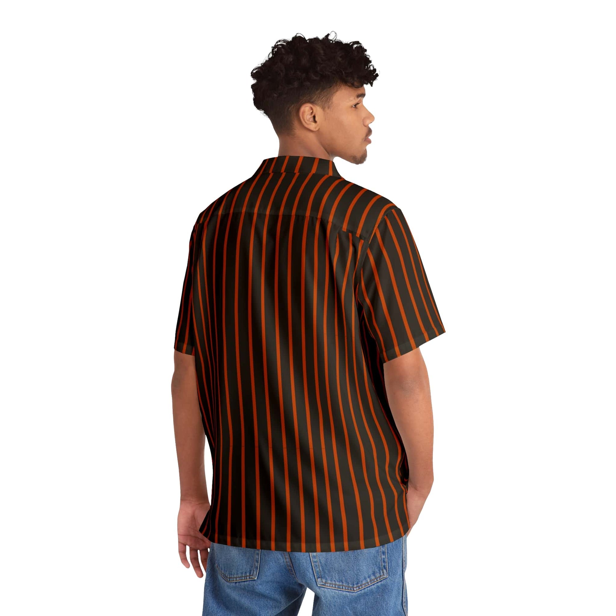 Borderland Rhys Stripes Pattern Hawaiian Shirt
