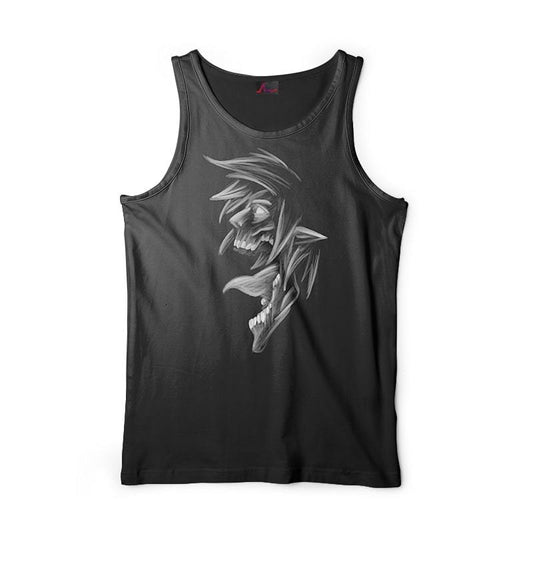 Rogue Attack Titan Brushed Dark Gray Shingeki no Kyojin Tank Top