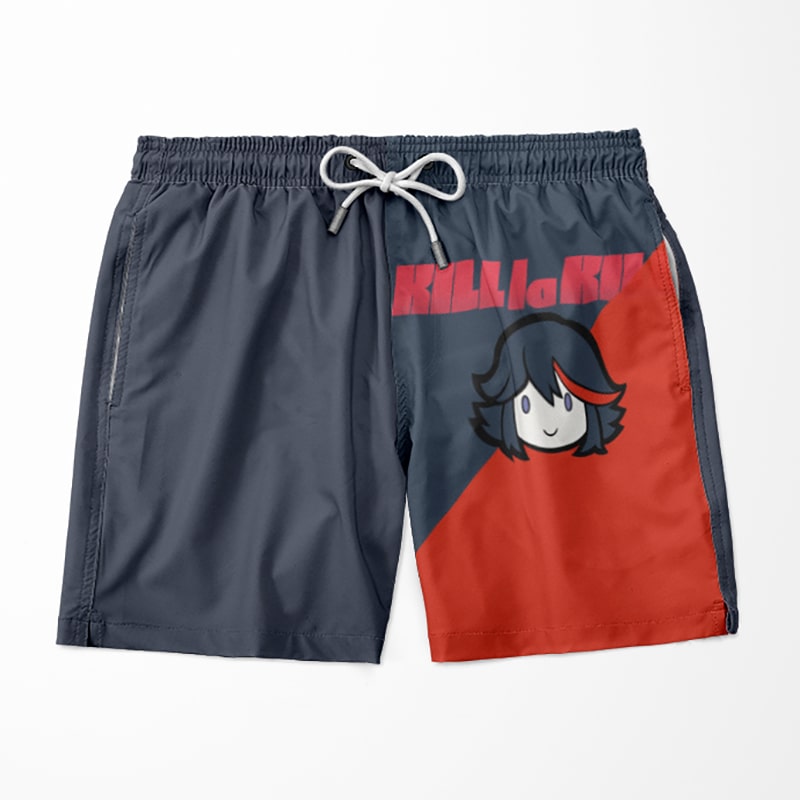 Ryūko Matoi Classic Swim Trunk - Kill La Kill Color Crossover Style Shorts