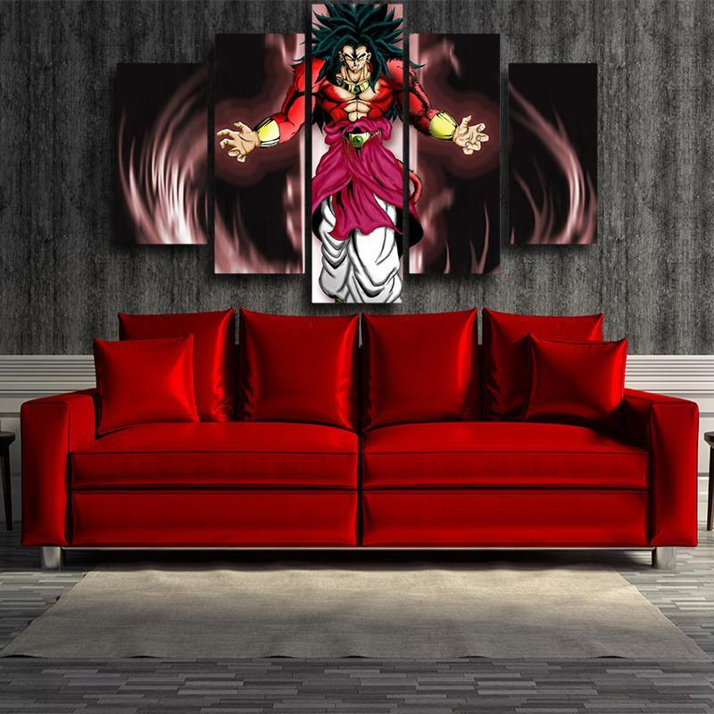 SSJ4 Broly The Legendary Saiyan 3D Printed Anime Canvas