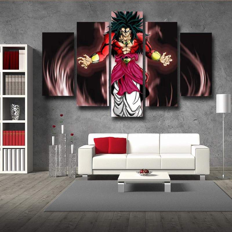 SSJ4 Broly The Legendary Saiyan 3D Printed Anime Canvas