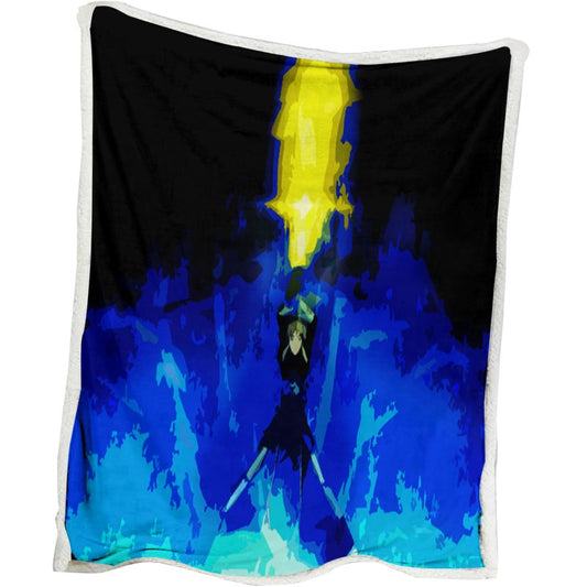Saber Lily Abstract Exquisite Microfiber Printed Art Fate Zero Blanket
