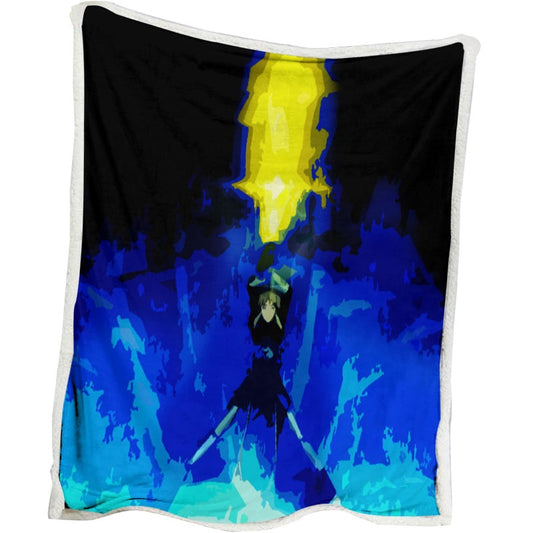 Saber Lily Abstract Exquisite Printed  Art Fate Zero Blanket