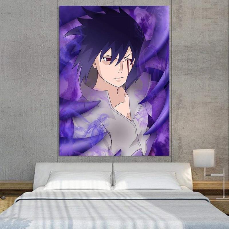 Sasuke Susanoo Naruto 3D Printed Naruto Canvas-Naruto-Canvas,Naruto,Purple