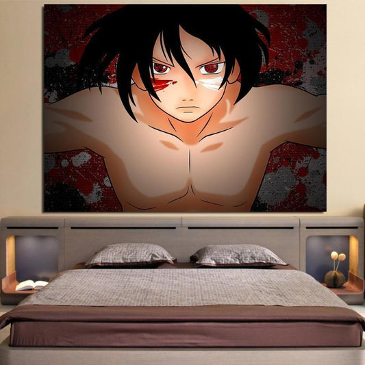 Sasuke Uchiha Naruto 3D Printed Naruto Canvas-Naruto-Canvas,Naruto,Orange
