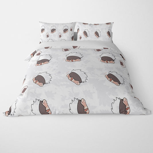 Saturo Gojo All Over Jujutsu Kaisen Duvet Cover Bedding