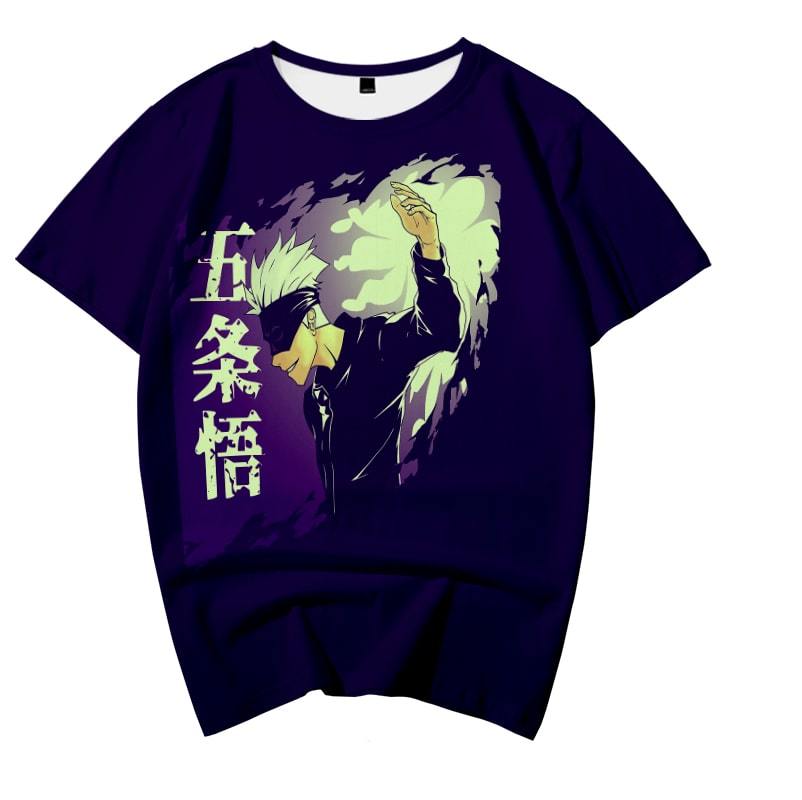Satoru Gojo Cool Hip Sorcerer Style Jujutsu Kaisen T-Shirt