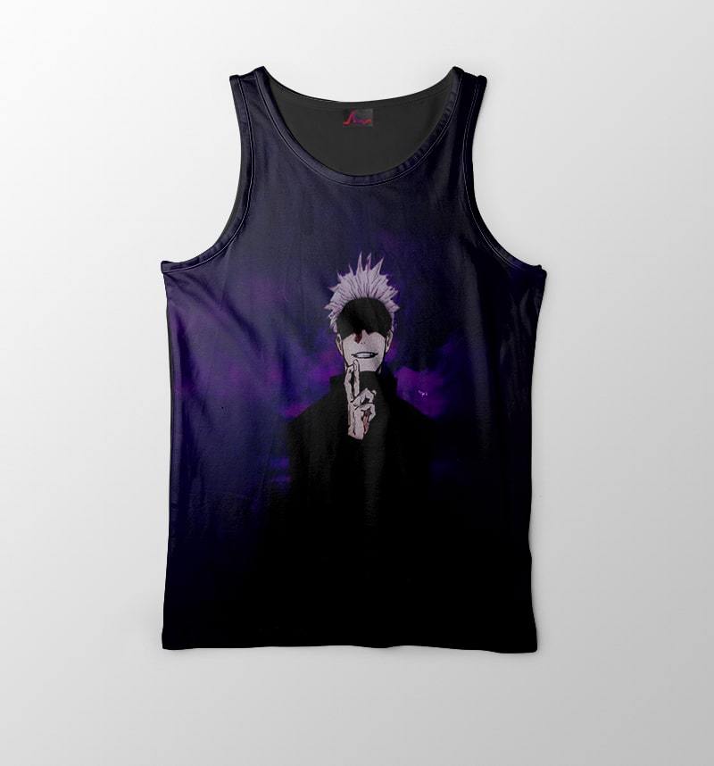 Satoru Gojo Purple Sky Blend Jujutsu Kaisen Tank Top