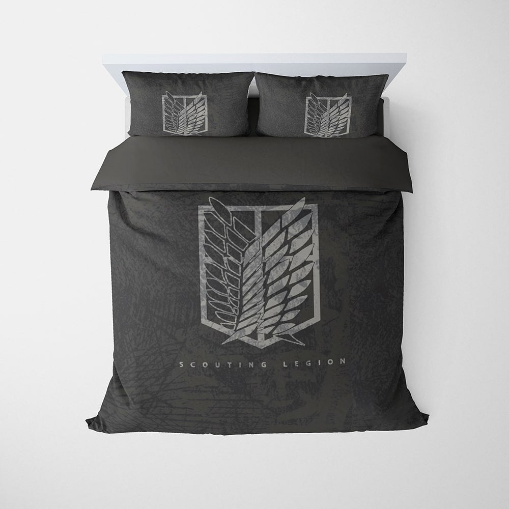 Buy Attack on Titan Scouting Legion Emblem Comforter Set