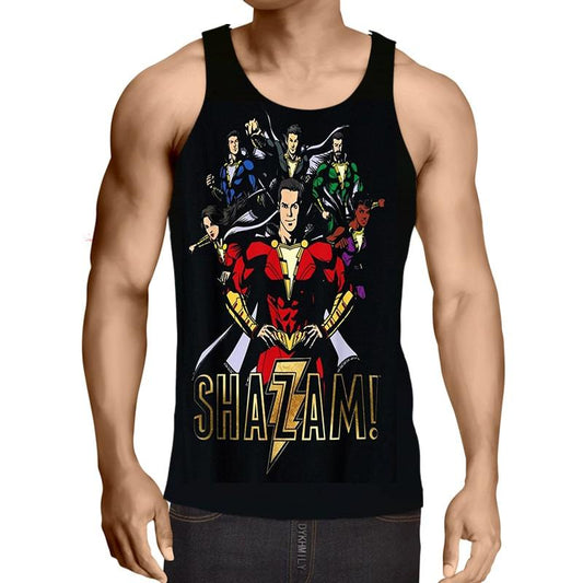 Shazam The Power Team Sleek Style Tank Top