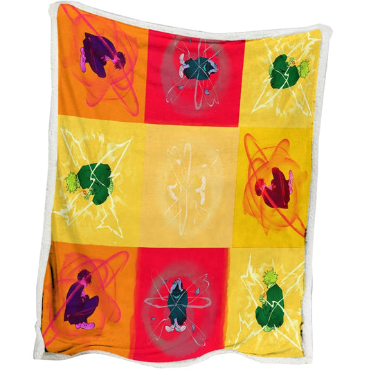 Shigeo Kageyama Psychic Triptych Mob Psycho Blanket