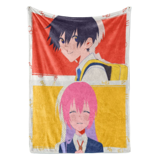 Shikimori's Not Just A Cutie Color Overlap Shikimori Throw Blanket