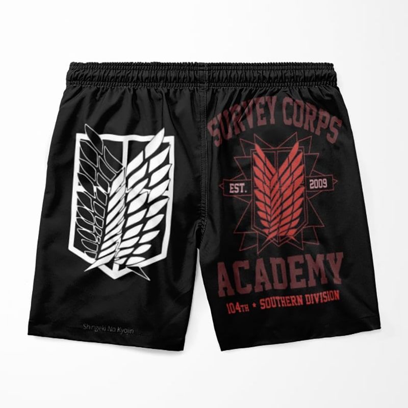 Attack on Titan Eren Yeager ODM Gear Attack Shingeki no Kyojin Shorts-Board Shorts-Attack On Titan,Board Shorts,meta-size-chart-swim-trunks-size-chart,Shingeki no Kyojin,Shorts,Swim Trunks