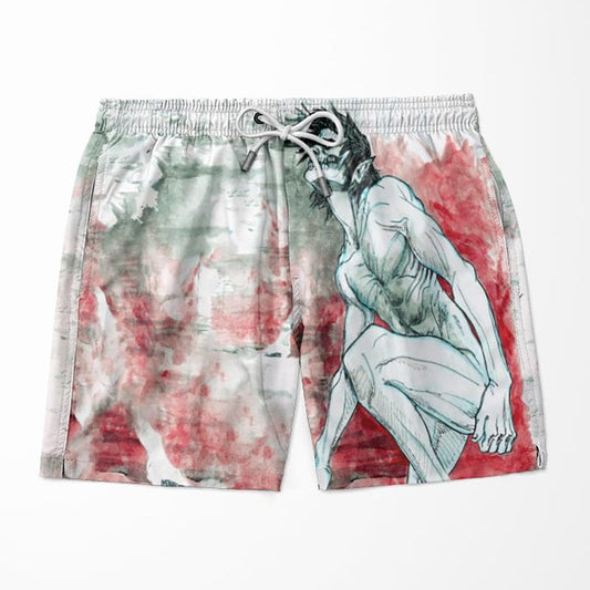 Attack on Titan Hammer Titan Ti Dye Shingeki no Kyojin Shorts