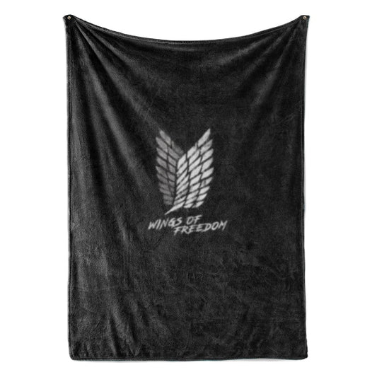 Wings Of Freedom Classic Survey Corp Emblem Attack On Titan Blanket