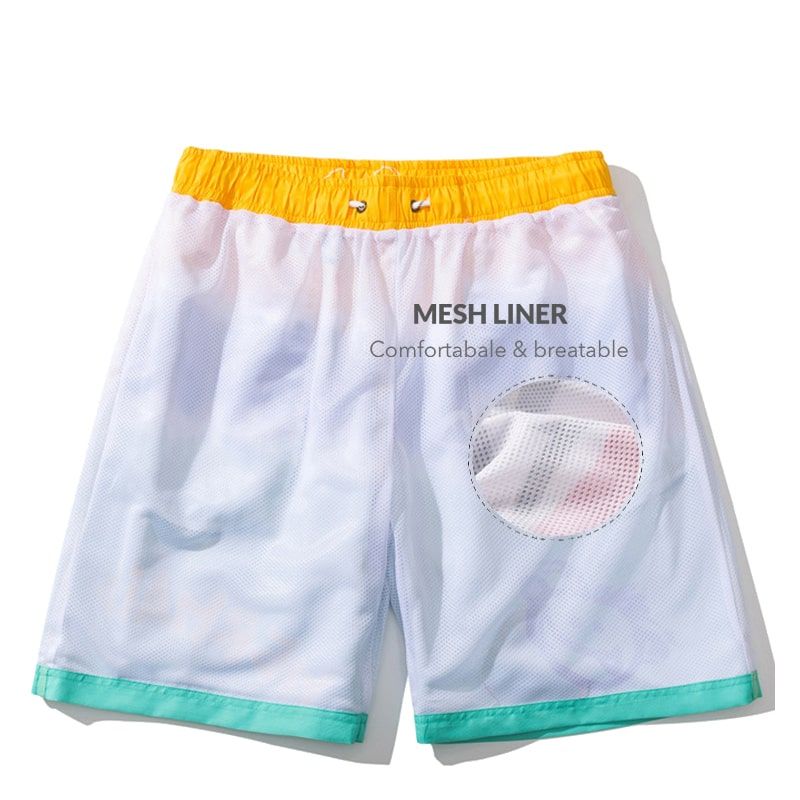Akatsuki Members Poster Embossed Naruto Shorts-Board Shorts-Board Shorts,meta-size-chart-swim-trunks-size-chart,Naruto,Naruto Shippuden,Shorts