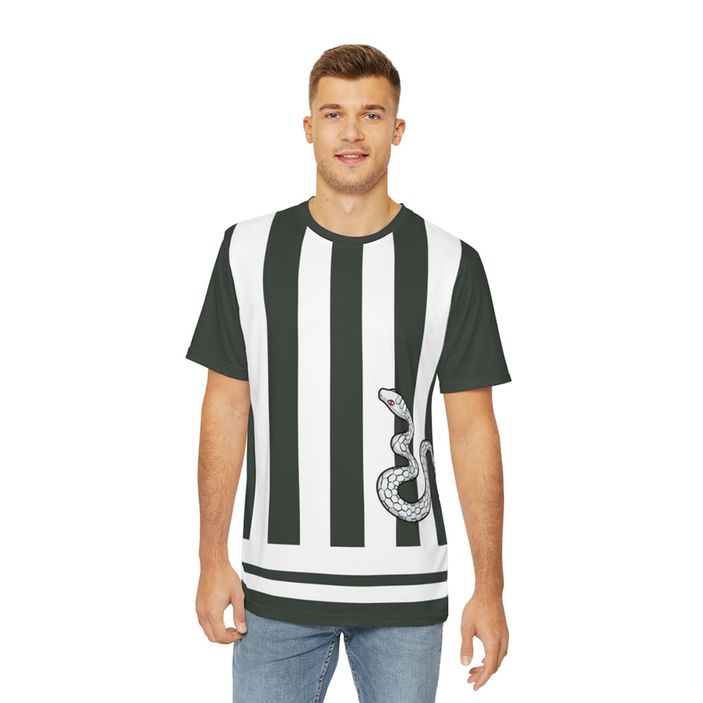 Snake Hashira Classic Stripe Slayers Pattern T-Shirt