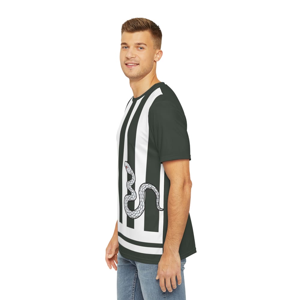 Snake Hashira Classic Stripe Slayers Pattern T-Shirt