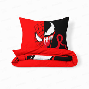 Spiderman Venom Crossover Half Blood Comforter Set Bedding