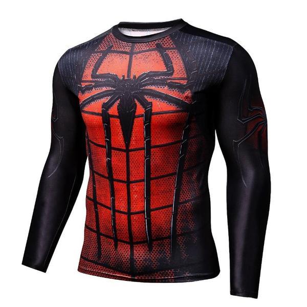 Spiderman Blacksleeve 3D Printed Spiderman Long Sleeve T-Shirt