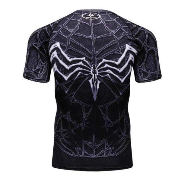 Spiderman Tee 3D Printed Unique Black Spiderman T-Shirt - Anime Wise