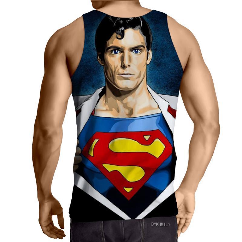 Superman Change Over 3D Printed Superman Tank Top - Anime Wise