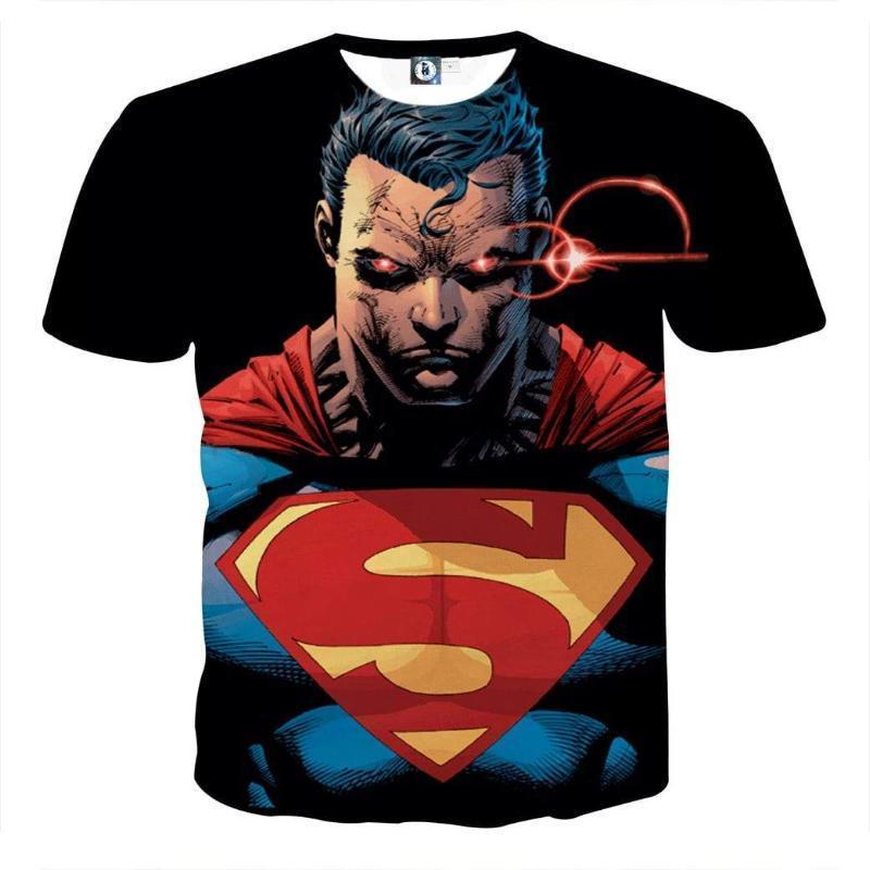 Superman Tee 3D Printed Alternate Superman T Shirt - Anime Wise