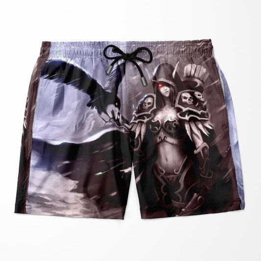 Sylvanas Windrunner Gothic Look World of Warcraft Shorts