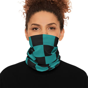 Tanjiro Kamado Demon Slayer Classic Check Pattern Neck Gaiter Bandana Scarf