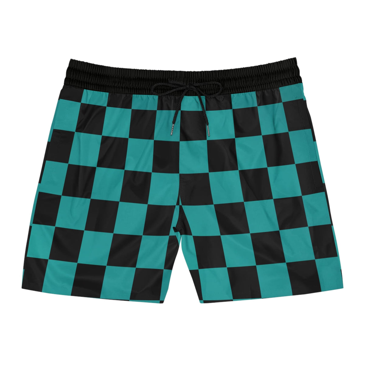 Tanjiro Kamado Check Pattern Swim Shorts