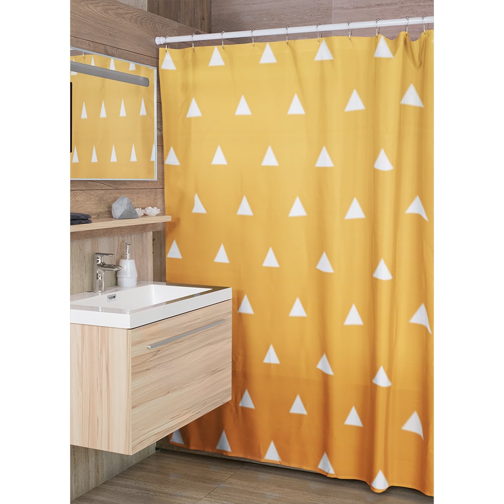 Zenitsu Agatsuma Classic Thunder Breath Pattern Demon Slayer Shower Curtains