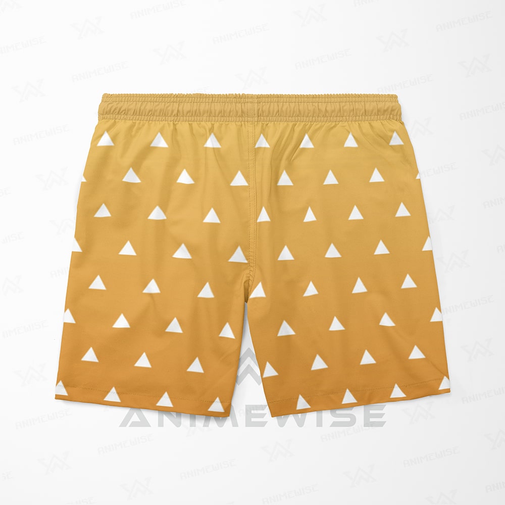 Zenitsu Agatsuma Thunder Breath Pattern Shorts