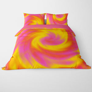 Duvet Cover Set - Tie-Dye Cool Color Glow Whirlpool