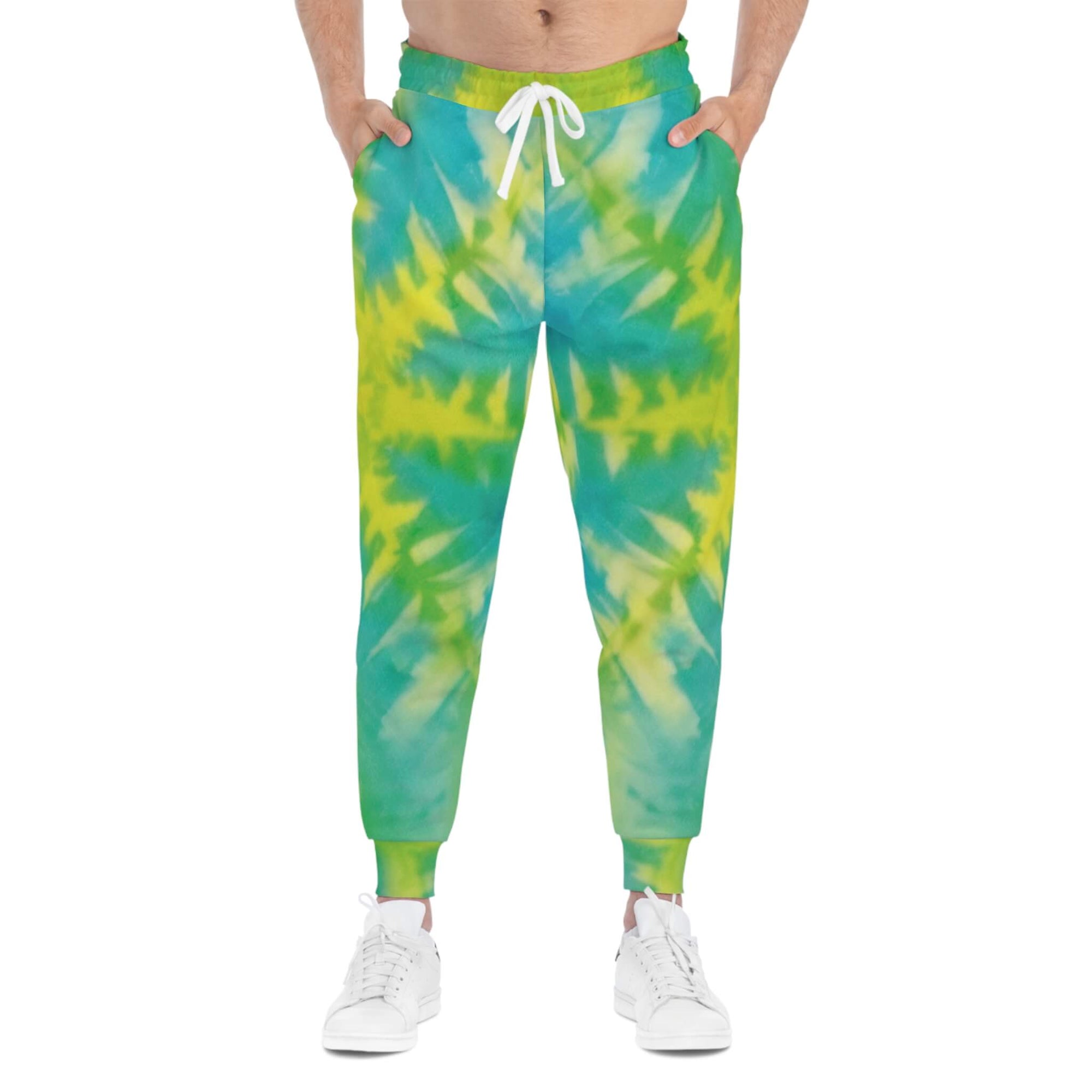 Tie-Dye Spiral Splatter Sweatpants Joggers