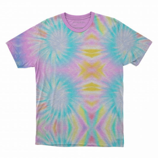Tie Dye Color Fusion Pattern T-Shirt