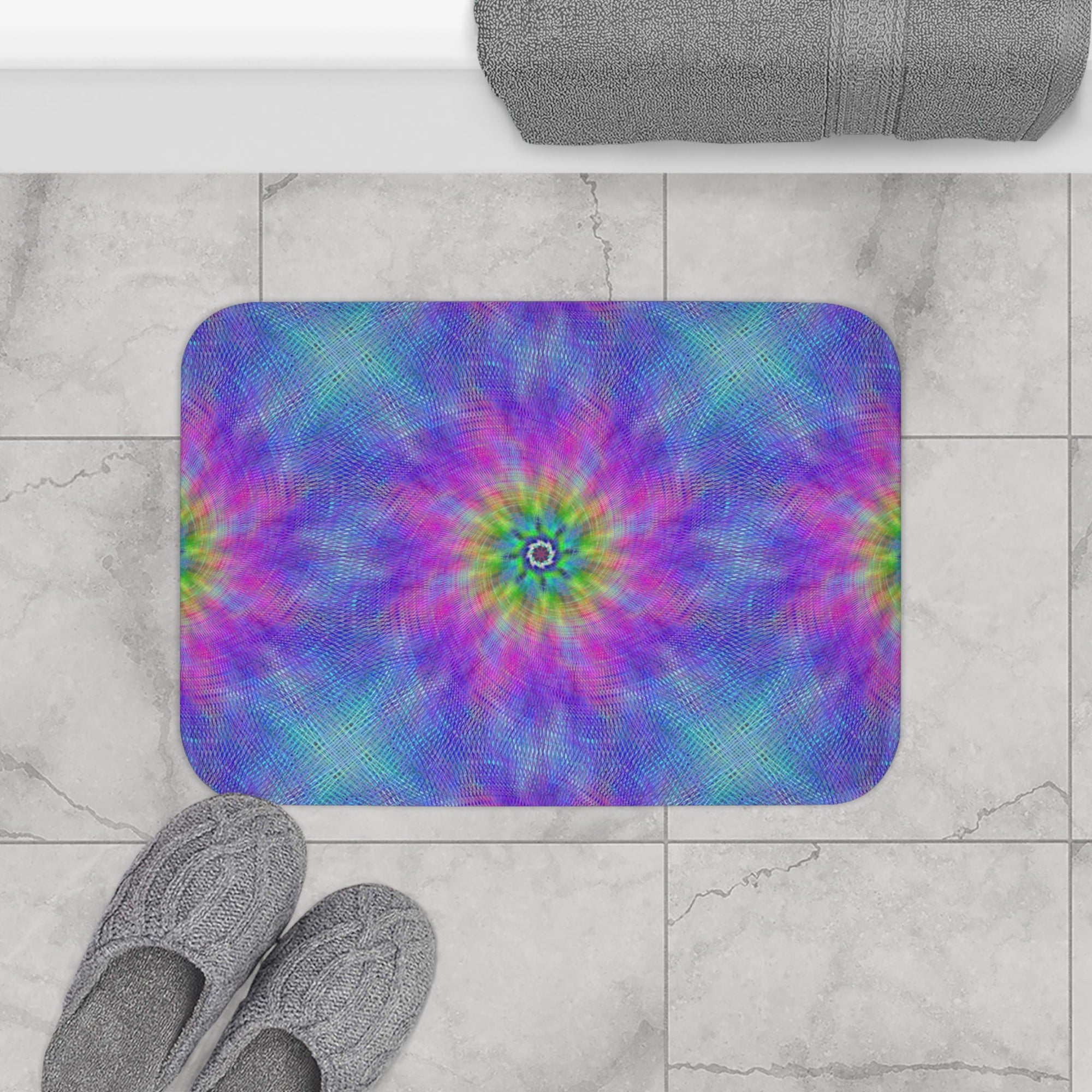 Tie dye Rugged Fusion Bath Mats