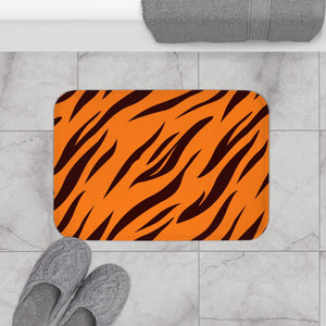 Tiger Skin Pattern Bath Mats