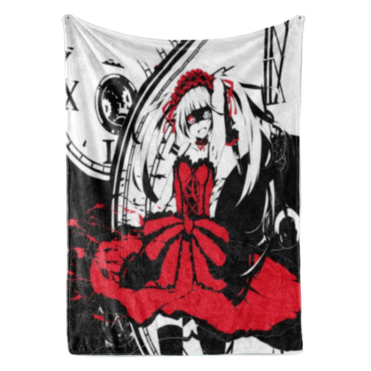 Tokisaki Kurumi Color Fusion Date A Live Throw Blanket