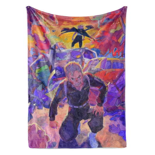 Tokyo Revengers Color Fusion Anime Throw Blanket