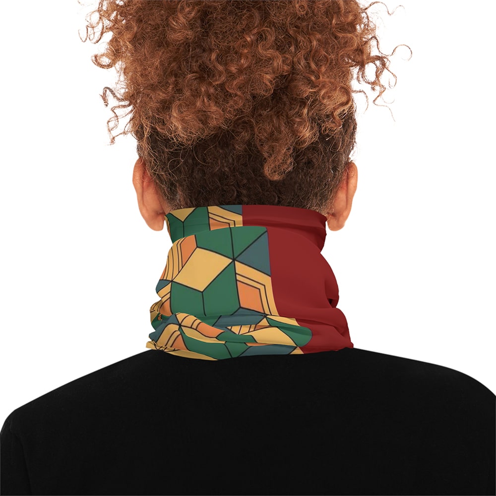 Tomioka Giyuu Classic Color Overlap Pattern Demon Slayer Neck Gaiter Bandana Scarf
