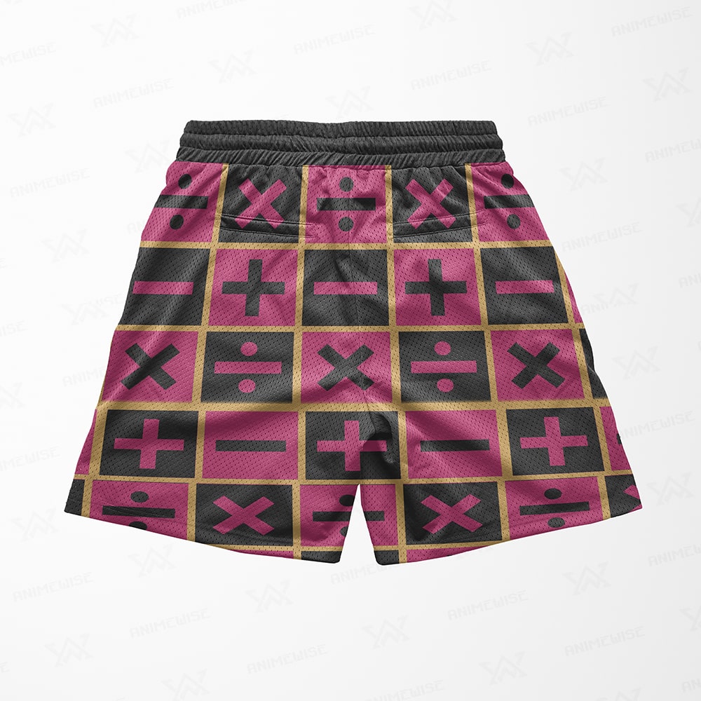 Trish Jojo Funk Pattern Mesh shorts