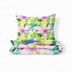 Tropical Exotic Floral Soft Touch Blend Comforter Set Bedding