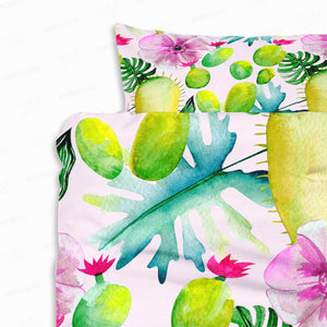 Tropical Exotic Floral Soft Touch Blend Comforter Set Bedding