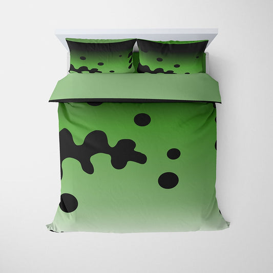 Gyutaro Shabana Demon Slayers Mark Pattern Comforter Set Bedding