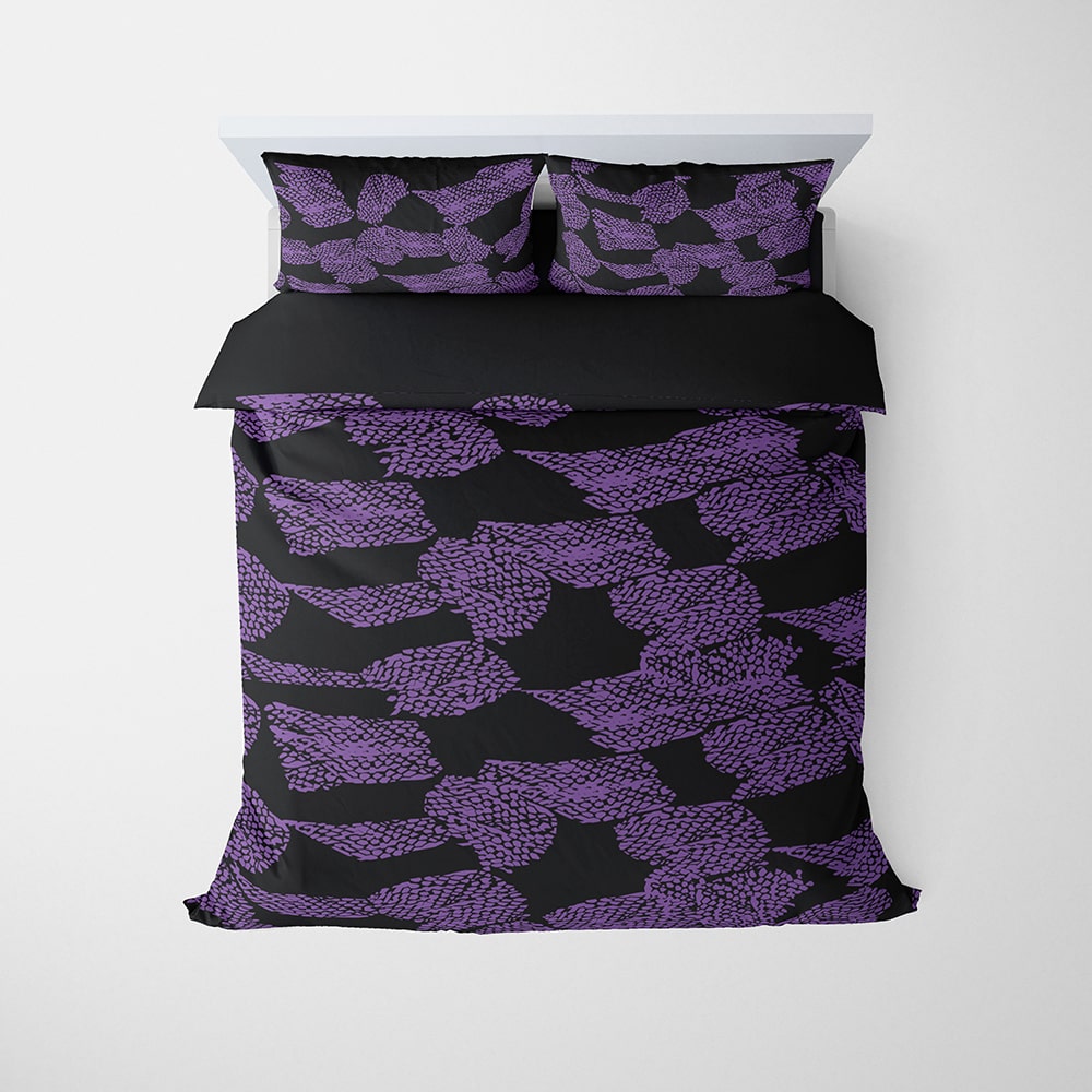 Kokushibo Demon Slayer Pattern Comforter Set