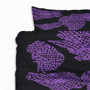 Kokushibo Demon Slayer Pattern Comforter Set